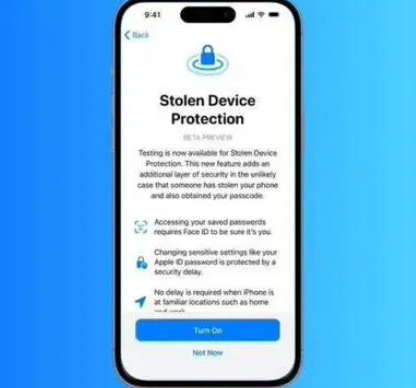 秦淮苹果授权维修店分享被盗设备保护功能开启方法 